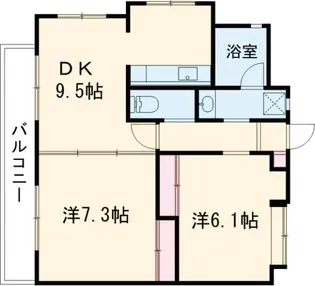 T-FLAT58【3階】の間取り