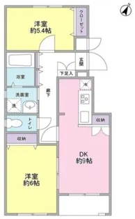 白山坂ハウス【3階】の間取り