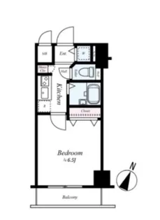 グランド・ガーラ西新宿East【8階】の間取り