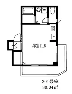 メルベイユII【2階】の間取り