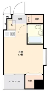 シーズ西横浜【5階】の間取り