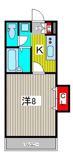 メゾンティーナ・5【2階】の間取り