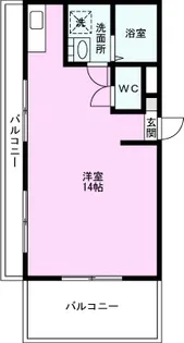 ベルグランド春日【5階】の間取り