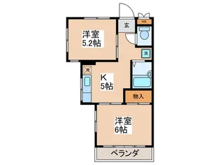パークサイド森【2階】の間取り