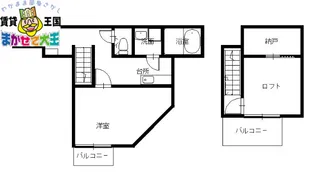 ル・プティボヌール【2階】の間取り