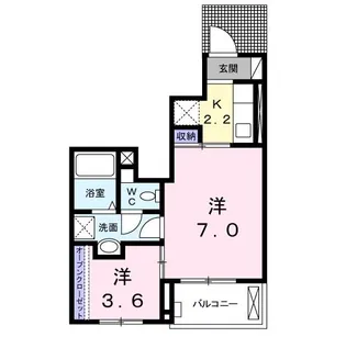 プラシード N【1階】の間取り
