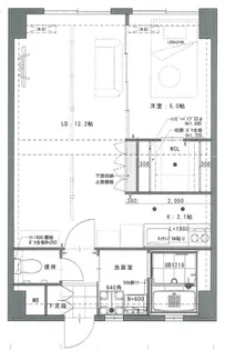 エバーライフ住吉【2階】の間取り