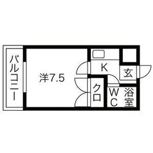 コーポコーベルII【3階】の間取り