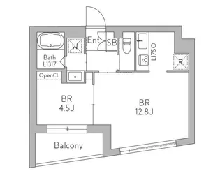 GranDuo代沢5【2階】の間取り