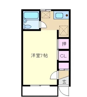 コスモス・ハウス【1階】の間取り