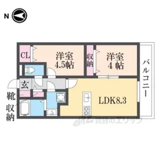 Act池田本町【3階】の間取り