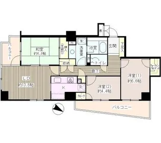 グランデュオ南街区【10階】の間取り