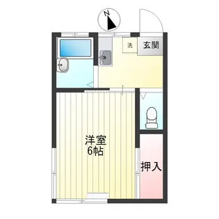 泉ハイツ【2階】の間取り