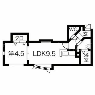 カーム澄川【2階】の間取り