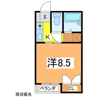 パンション・オスタル48【2階】の間取り