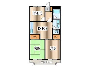 エミ-レジデンス【2階】の間取り