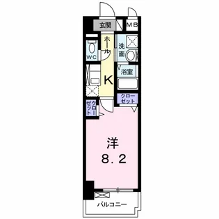 ブライクT27【4階】の間取り