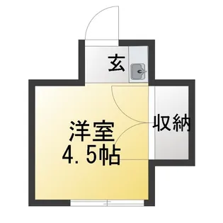 鶴岡荘【2階】の間取り
