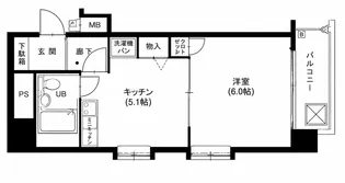 ダイアパレス尾張町【9階】の間取り