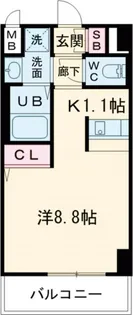 プレサンス神戸みなと元町【9階】の間取り