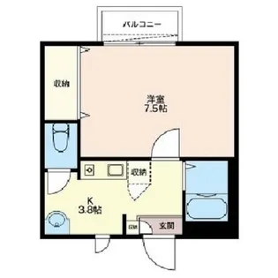 ティアナS【2階】の間取り