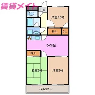 RAUM AZALEE【4階】の間取り
