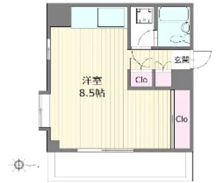 コーポエース【2階】の間取り