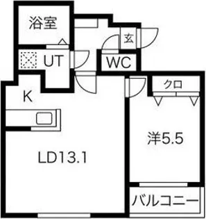 カーサスニップII【3階】の間取り