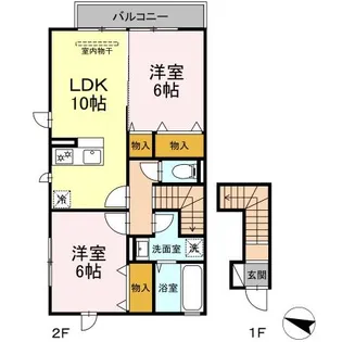 ラマージュIII【2階】の間取り