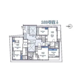 アヴァンタージュ中野WESTの間取り