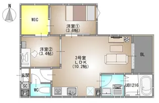 REGALEST 今【2階】の間取り