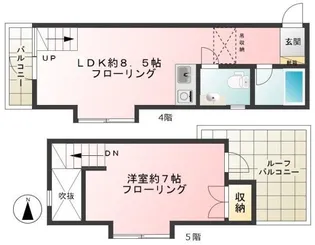 ペンパルU【4階】の間取り
