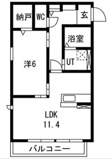 シャルージュ【2階】の間取り