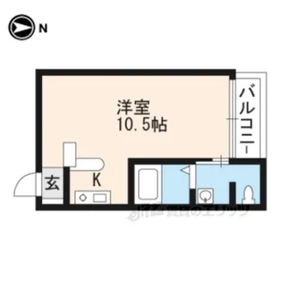 アクシス【3階】の間取り