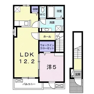 グラン・ジュテ【2階】の間取り
