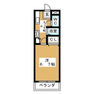 コーポ薫風【2階】の間取り