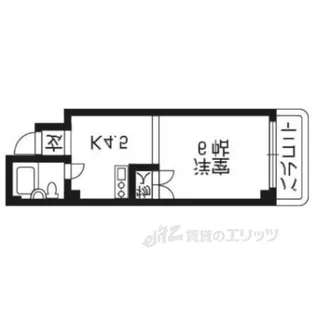 サンシティ・リコー【1階】の間取り