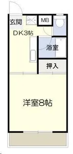 KOUSEIマンション【4階】の間取り