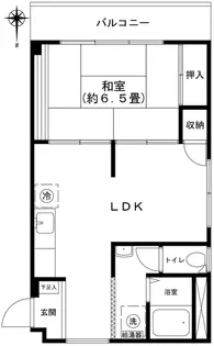 西原マンション【5階】の間取り
