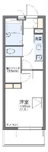 レオパレス月見ヶ丘【3階】の間取り
