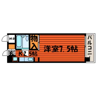 ラ・パルテール医大南【1階】の間取り