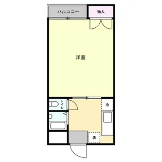 スカイコーポ黒崎【3階】の間取り