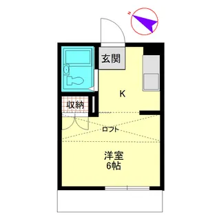 STコーポ【2階】の間取り