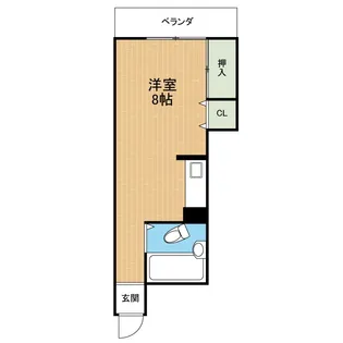 フラワーマンション【2階】の間取り