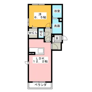 メゾンド コンフォート【2階】の間取り