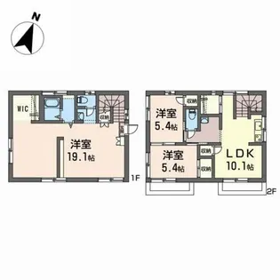 ロイヤルハイツ【1階】の間取り