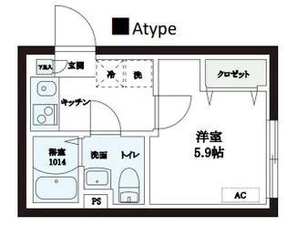 レピュア本郷レジデンス【2階】の間取り