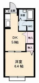 ペーシュ イゾウB棟【2階】の間取り