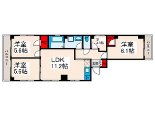 SAN田端【8階】の間取り
