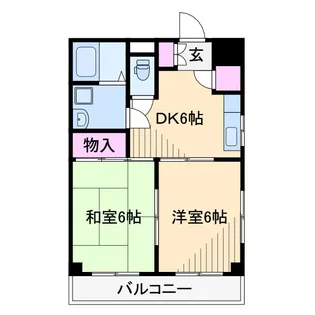 サンヒルズC棟【3階】の間取り